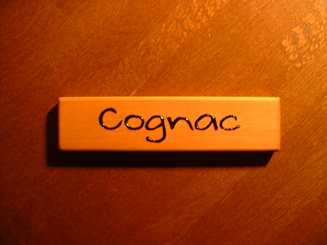 表札　木製（Cognac）画像１
